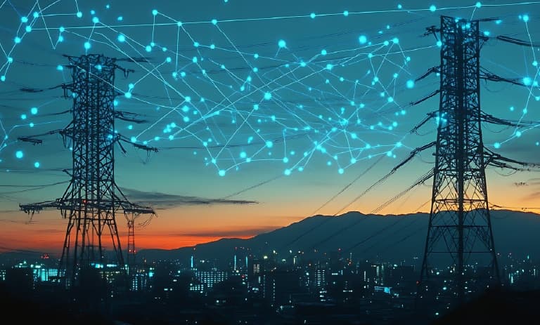 Ai Data across power grid