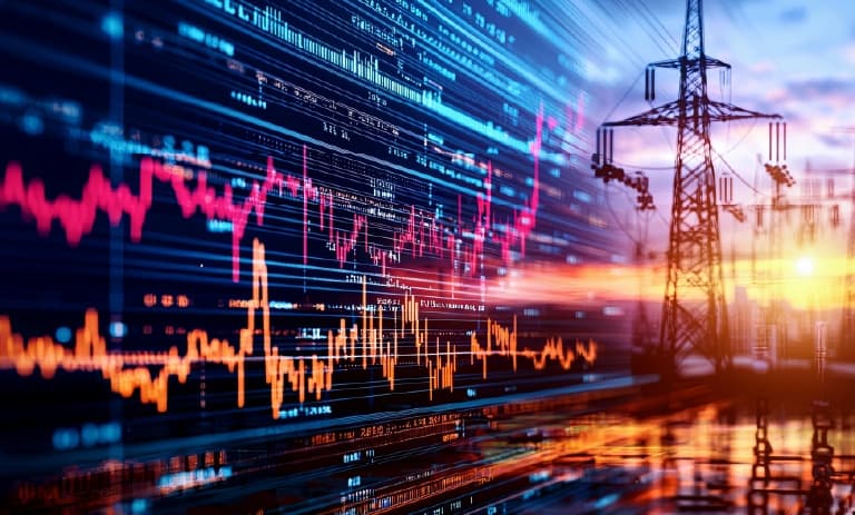Data analysis along power lines and energy grid