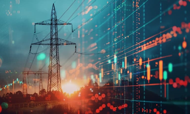 Power grid with remote analytics 