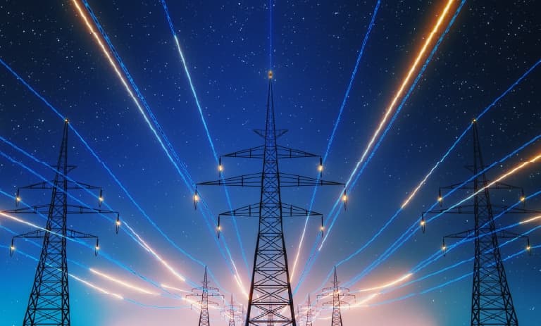 Electrical currents travelling through power lines