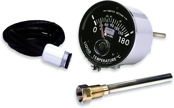 Qualitrol 120 Side Mount Thermometer with Large Dial