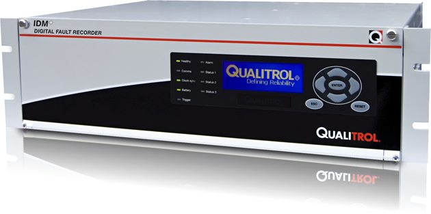 qualitrol idm+ dfr ddr pmu tws fl class a pq power system monitor