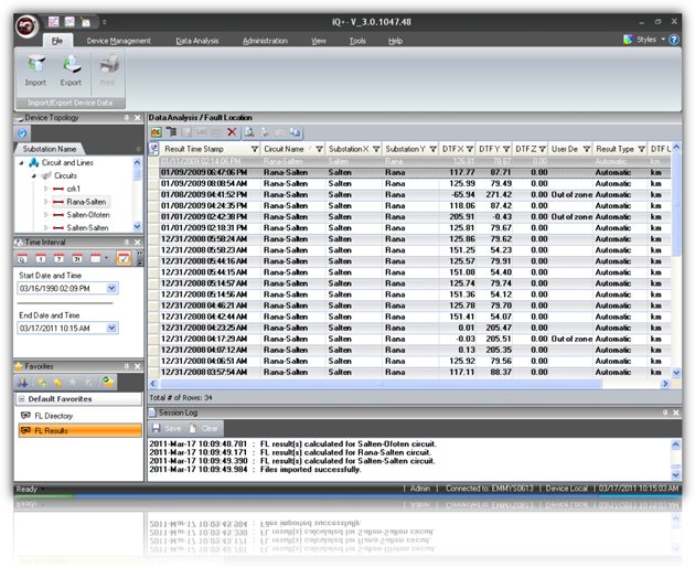 qualitrol power grid software iQ+ master station software